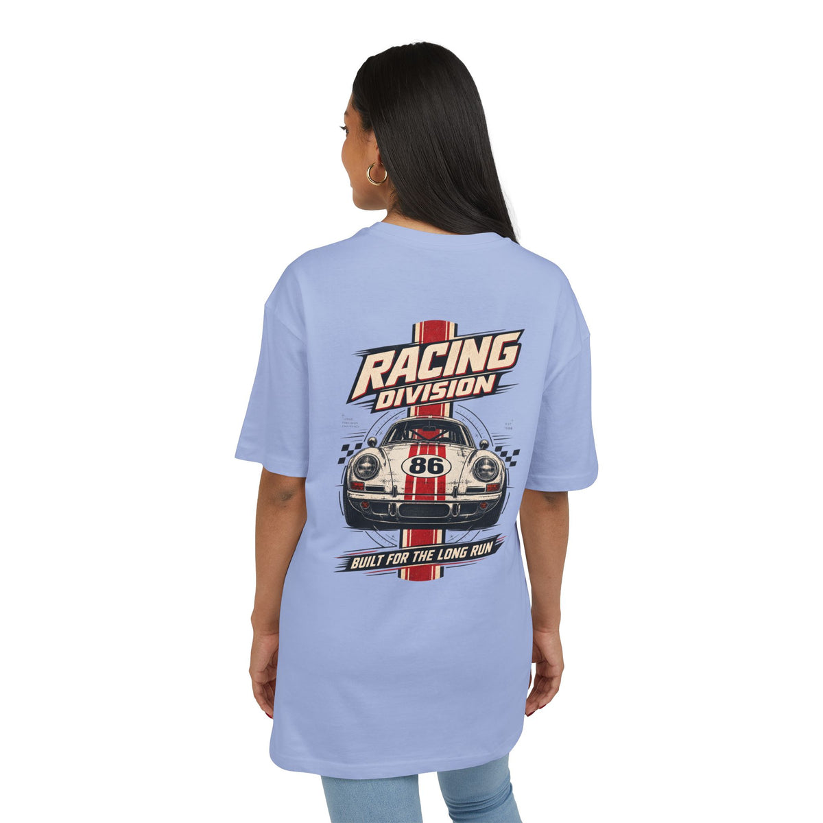Racing Division Vintage Car Oversized Tee