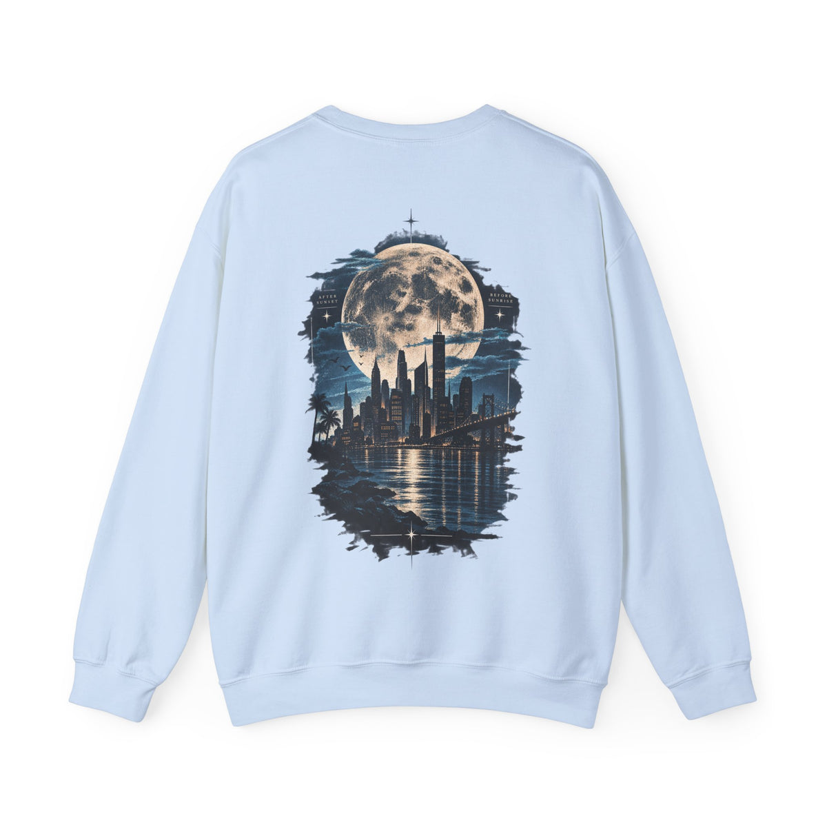 Moonlit City Skyline Sweatshirt