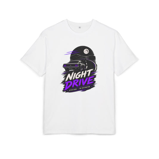 Night Drive Graphic Oversized Tee