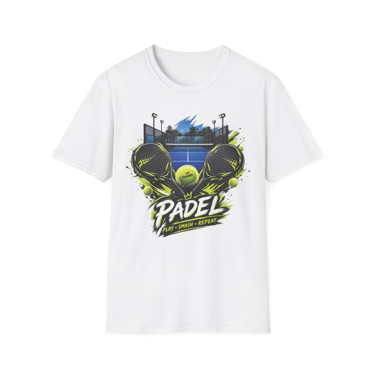 Padel Dual Rackets Graphic Tee