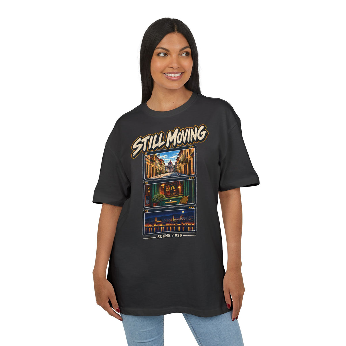 Vintage film frame Oversized tee