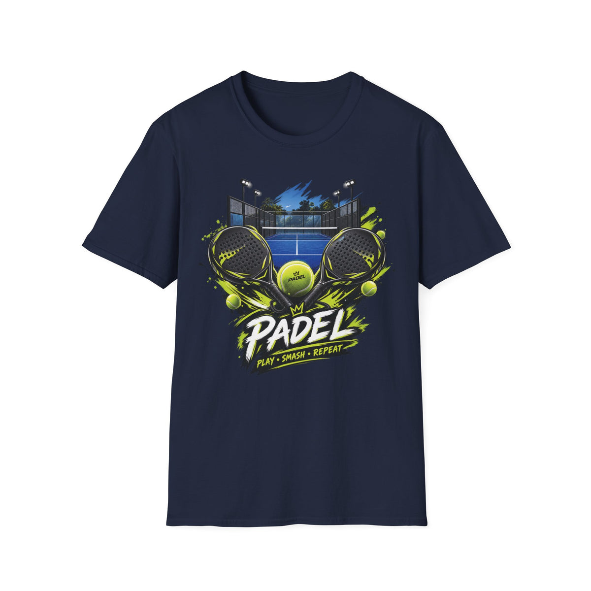 Padel Dual Rackets Graphic Tee