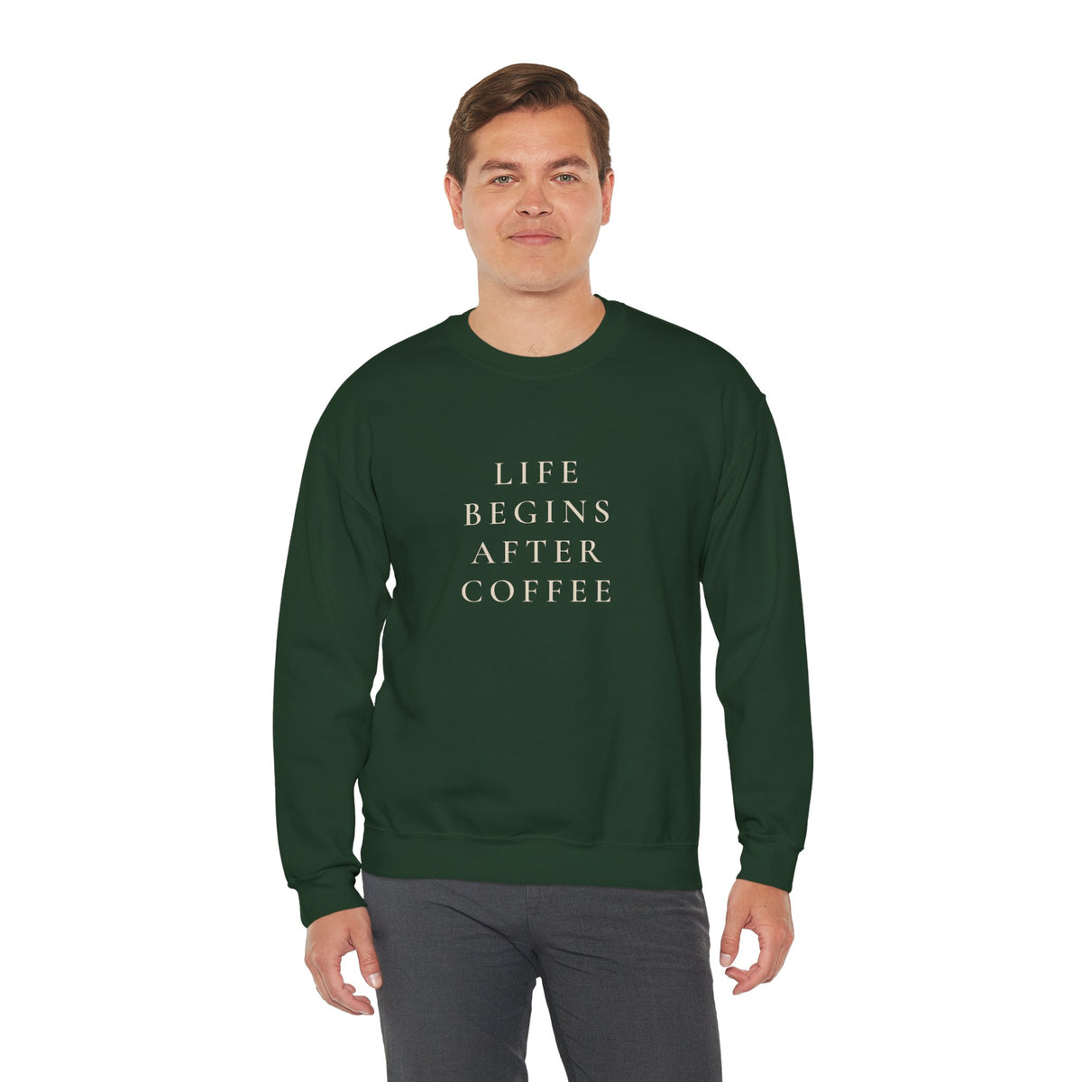 Life Begins After Coffee sweatshirt